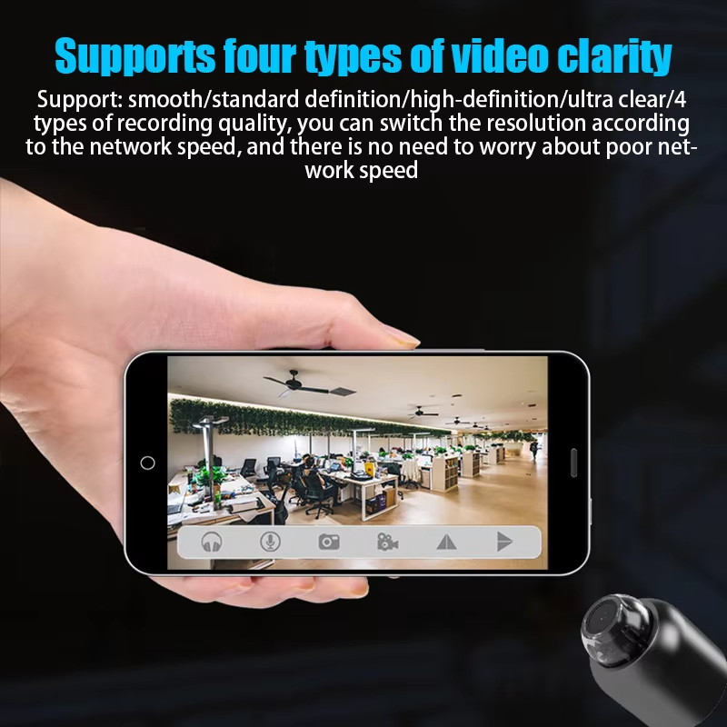 1080P Mini WiFi Security Camera | Portable Wireless Indoor Surveillance Camera with Night Vision & Motion Detection