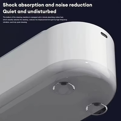 Wireless Ultrasonic Glasses Cleaner | Portable High-Frequency Cleaner for Eyeglasses, Jewellery, Watches & Accessories