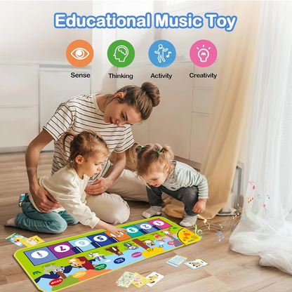 Kids Piano Play Mat | Musical Floor Keyboard for Toddlers