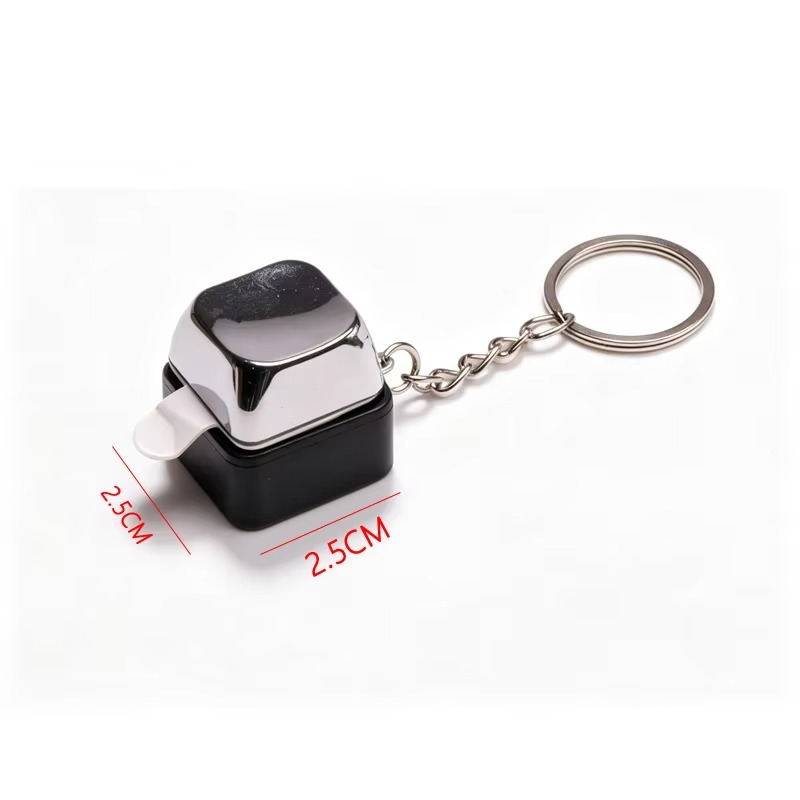 Electric Shock Prank Keychain – Mini Novelty Clicker Joke Gadget & Portable Trick Toy for Adults