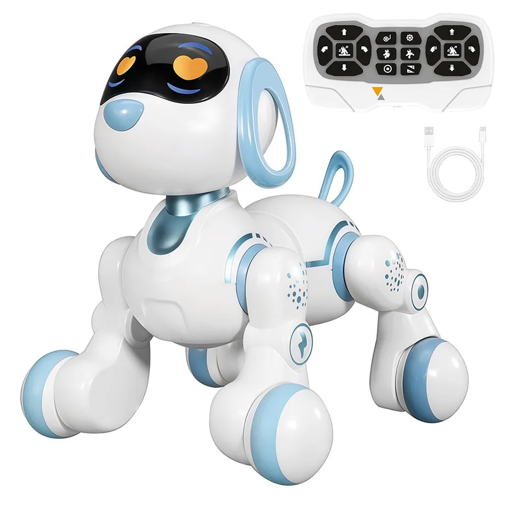 Smart Interactive RC Robot Dog for Kids | Programmable Remote Control Robot Puppy
