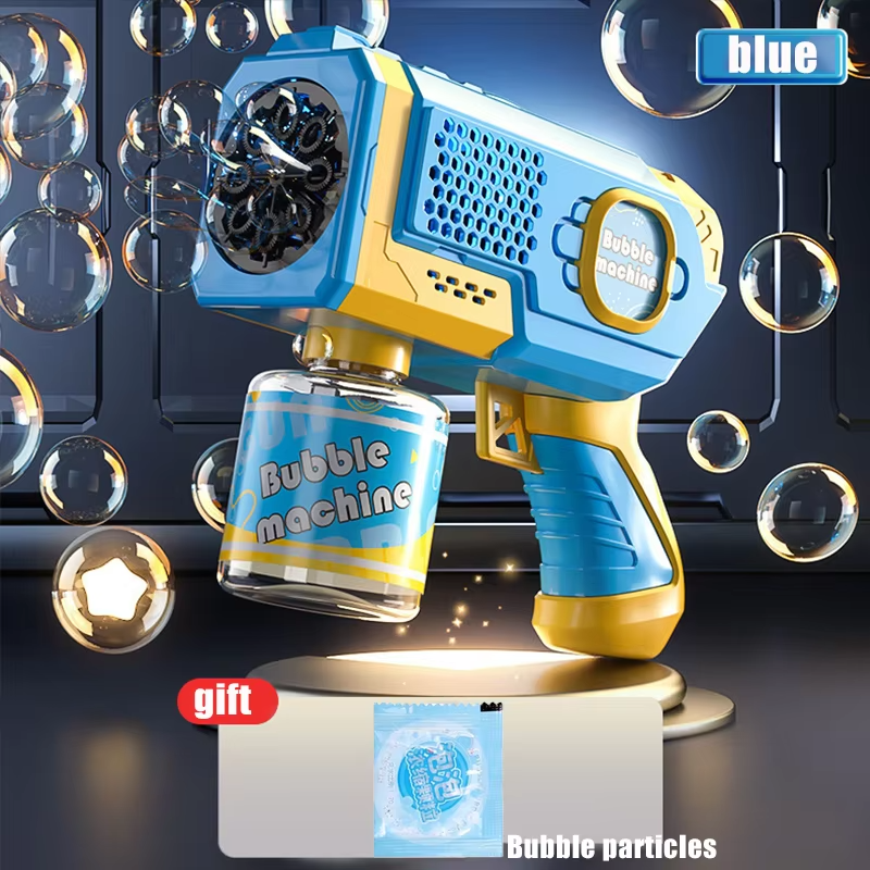 Space Bubble Gun for Kids – Automatic Electric Bubble Machine Toy for Outdoor Summer Play, Beach & Garden Fun