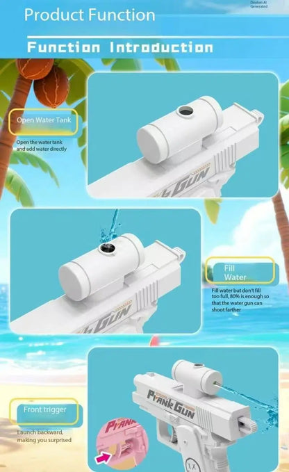 Funny Double-Sided Reverse Water Gun – Mini Prank Water Blaster for Kids & Adults | Summer Pool & Beach Toy
